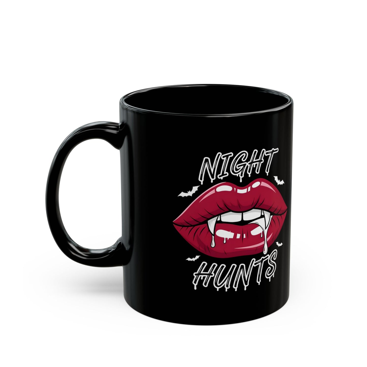 Coffee mug - Vampire Lips Night Hunts Graphic