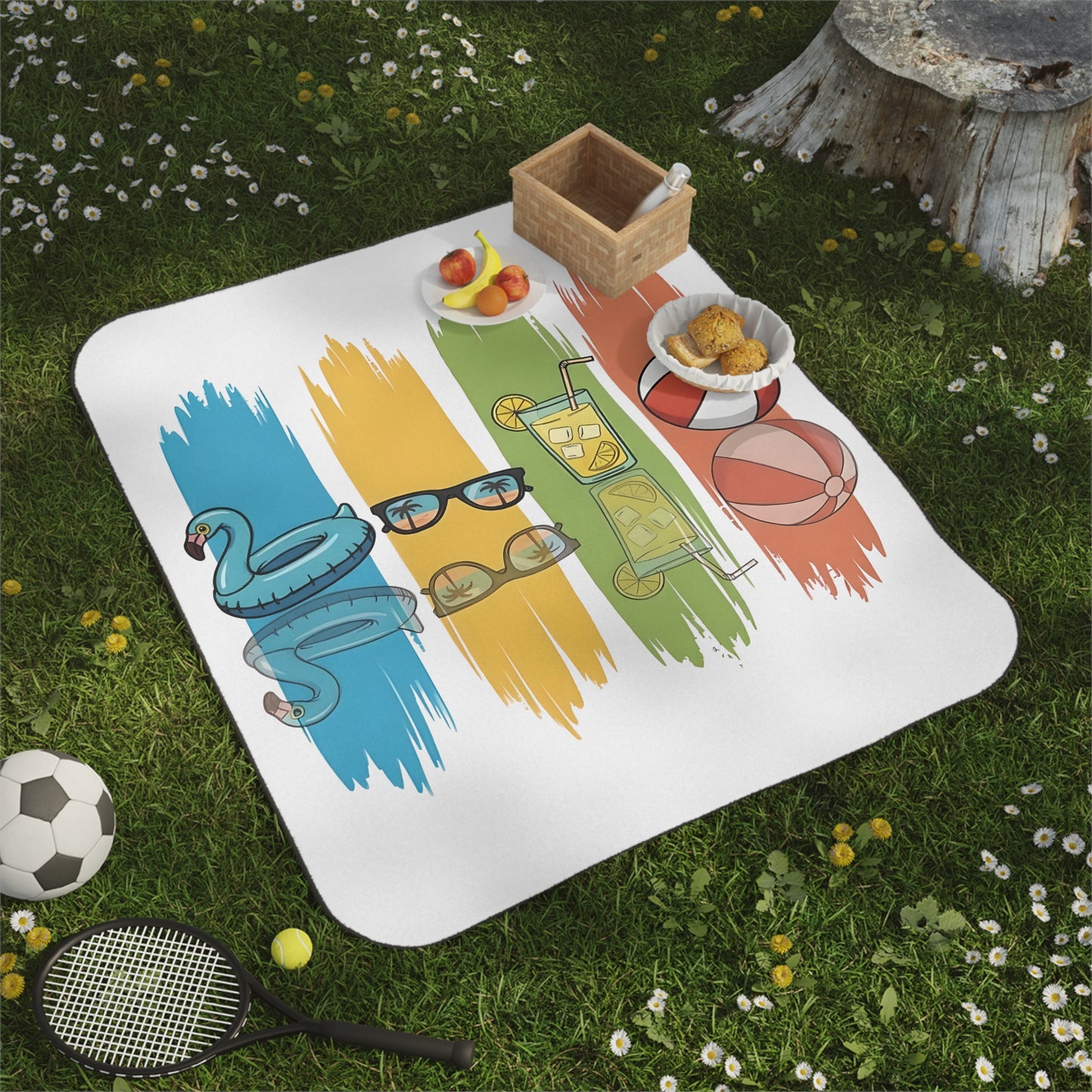 Picnic blanket - Vibrant Summer 2026 Aesthetic Graphics