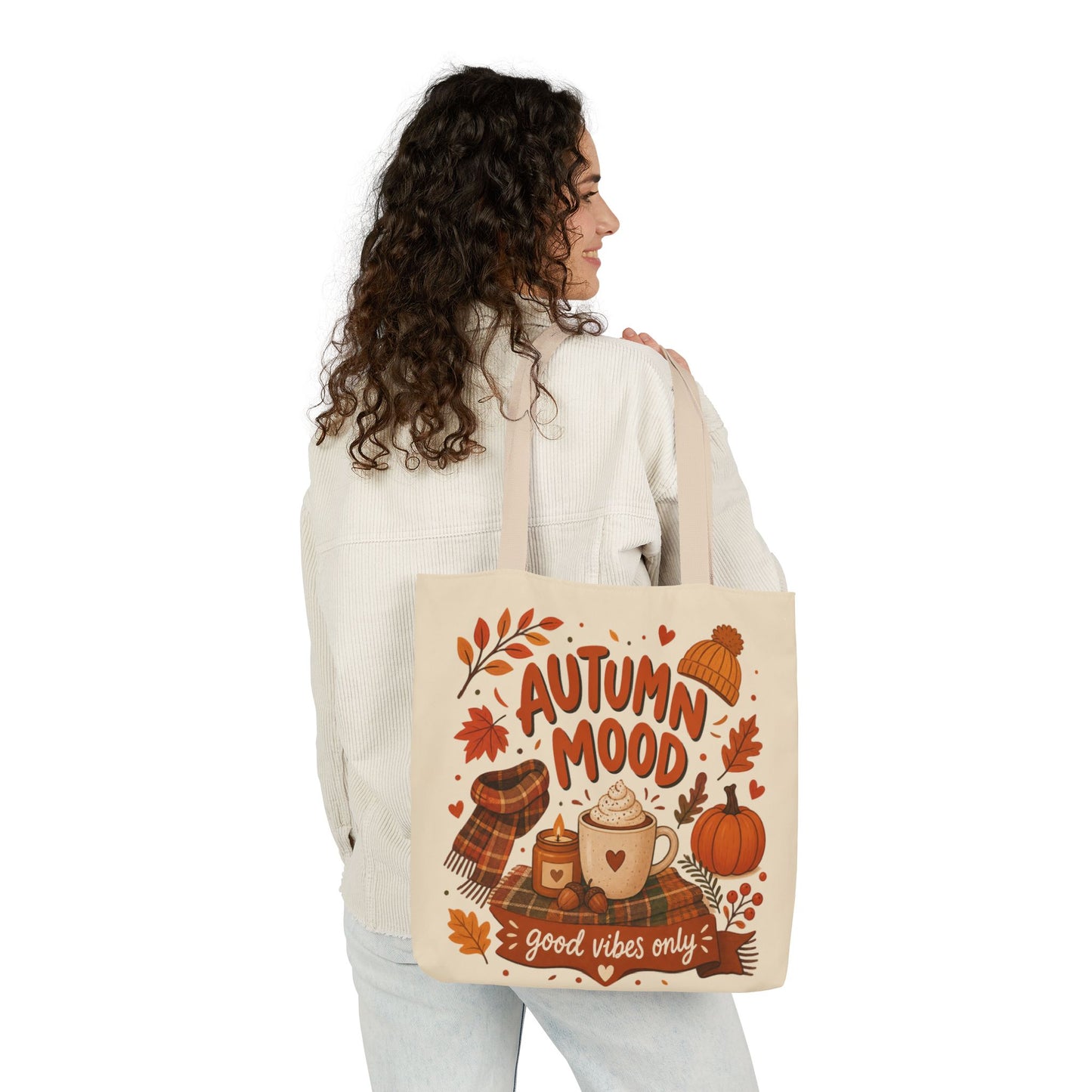 Cute Autumn Aesthetic tote bag Design for Fall Lovers and Cozy Season