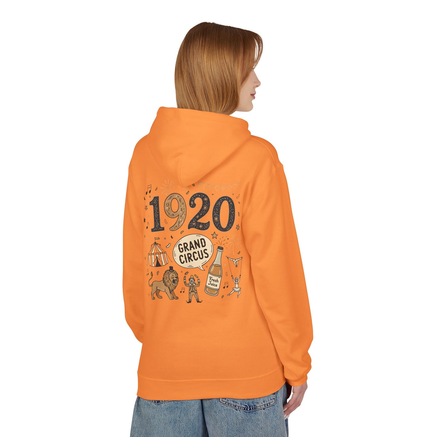 Hoodie - Vintage 1920 Grand Circus Illustration