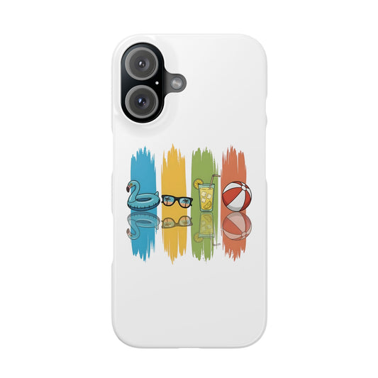 Slim Phone Case — Vibrant Summer 2026 Aesthetic Graphics
