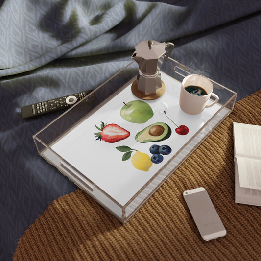 Serving tray - the fruit art pattern