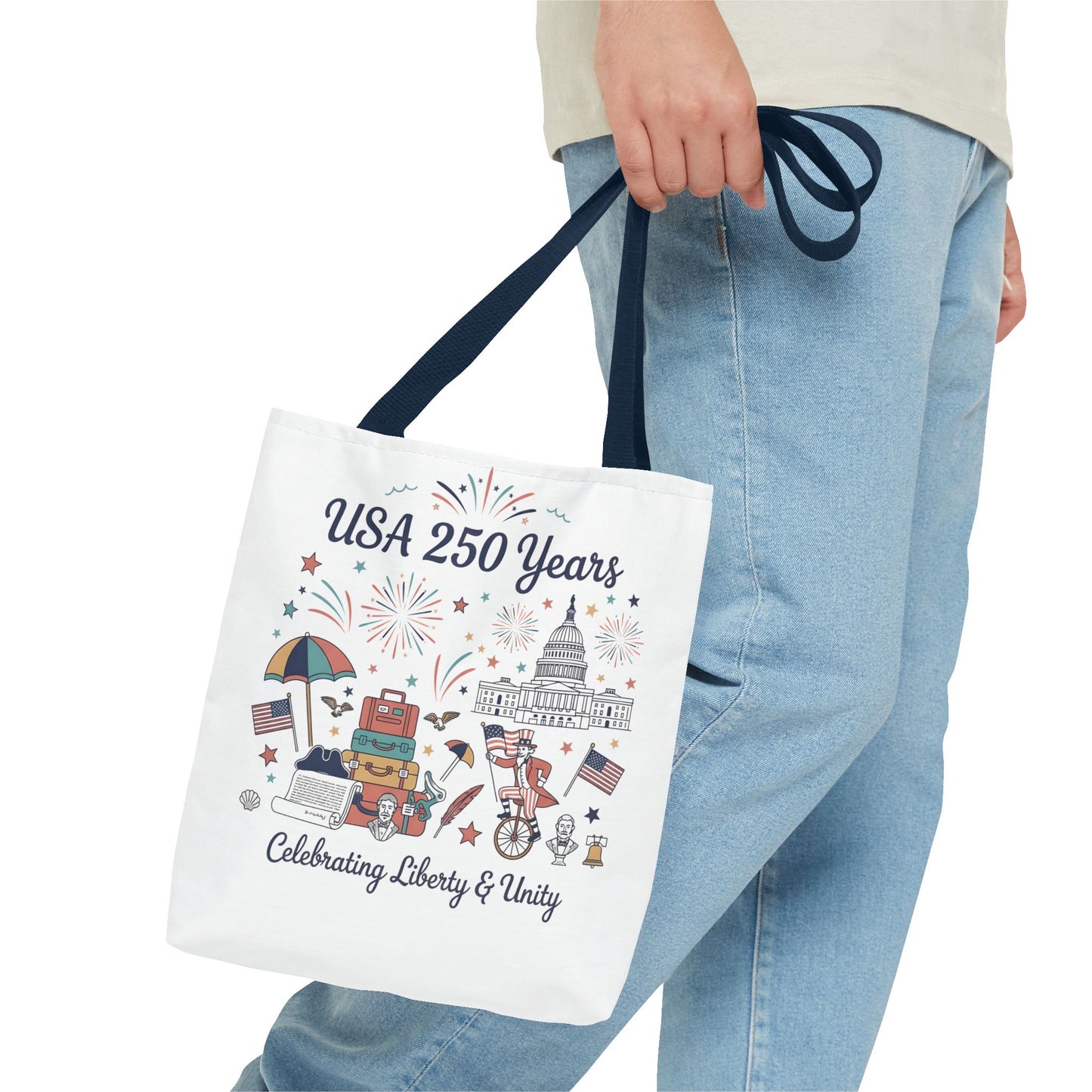 Tote bag - Liberty and Unity Semiquincentennial Art