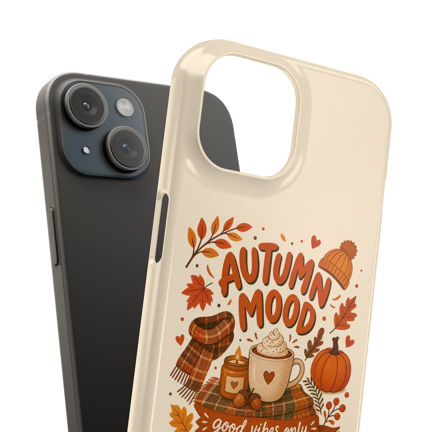 Cute Autumn Aesthetic iphone 16 slim case Design for Fall Lovers and Cozy Season