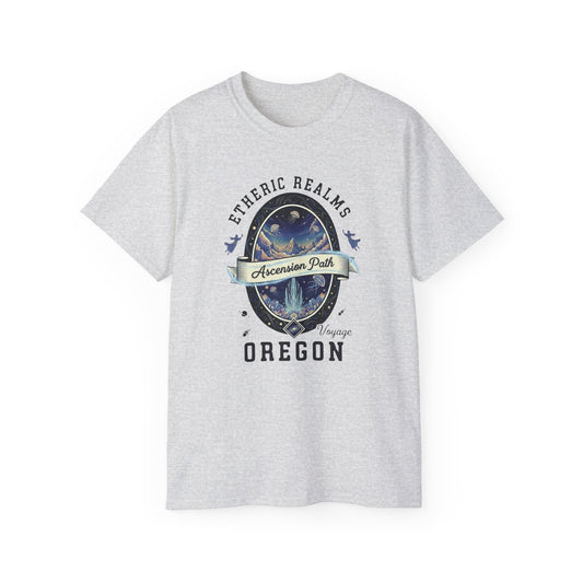 T-shirt - Celestial Oregon Vintage Travel Badge