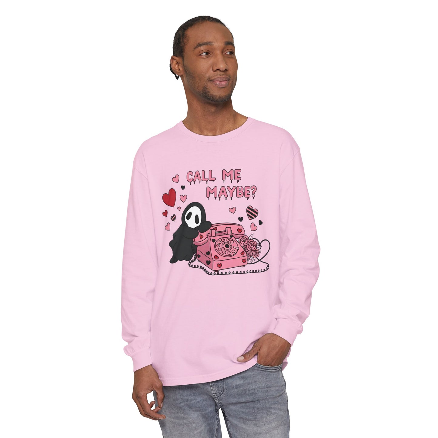 Long sleeves t-shirt - call me