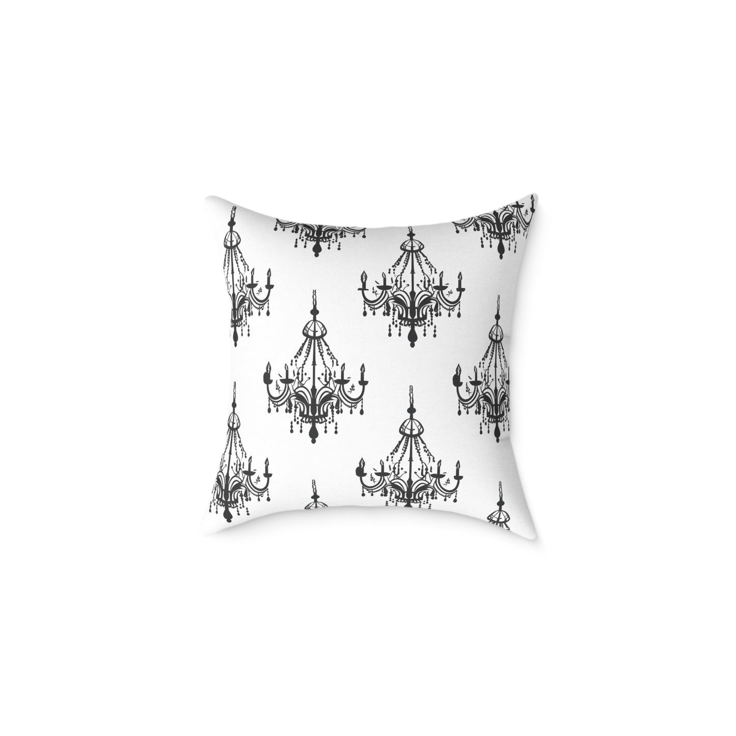 Throw pillow - gothic chandeliers pattern