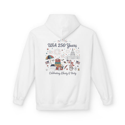 Hoodie - Liberty and Unity Semiquincentennial Art