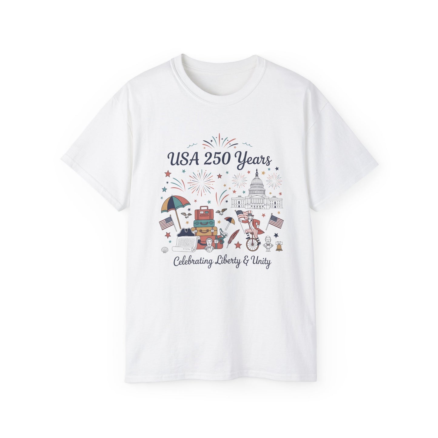 T-shirt - Liberty and Unity Semiquincentennial Art