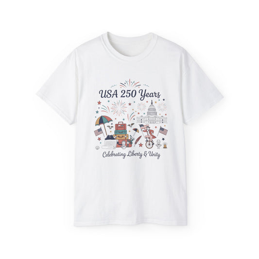 T-shirt - Liberty and Unity Semiquincentennial Art