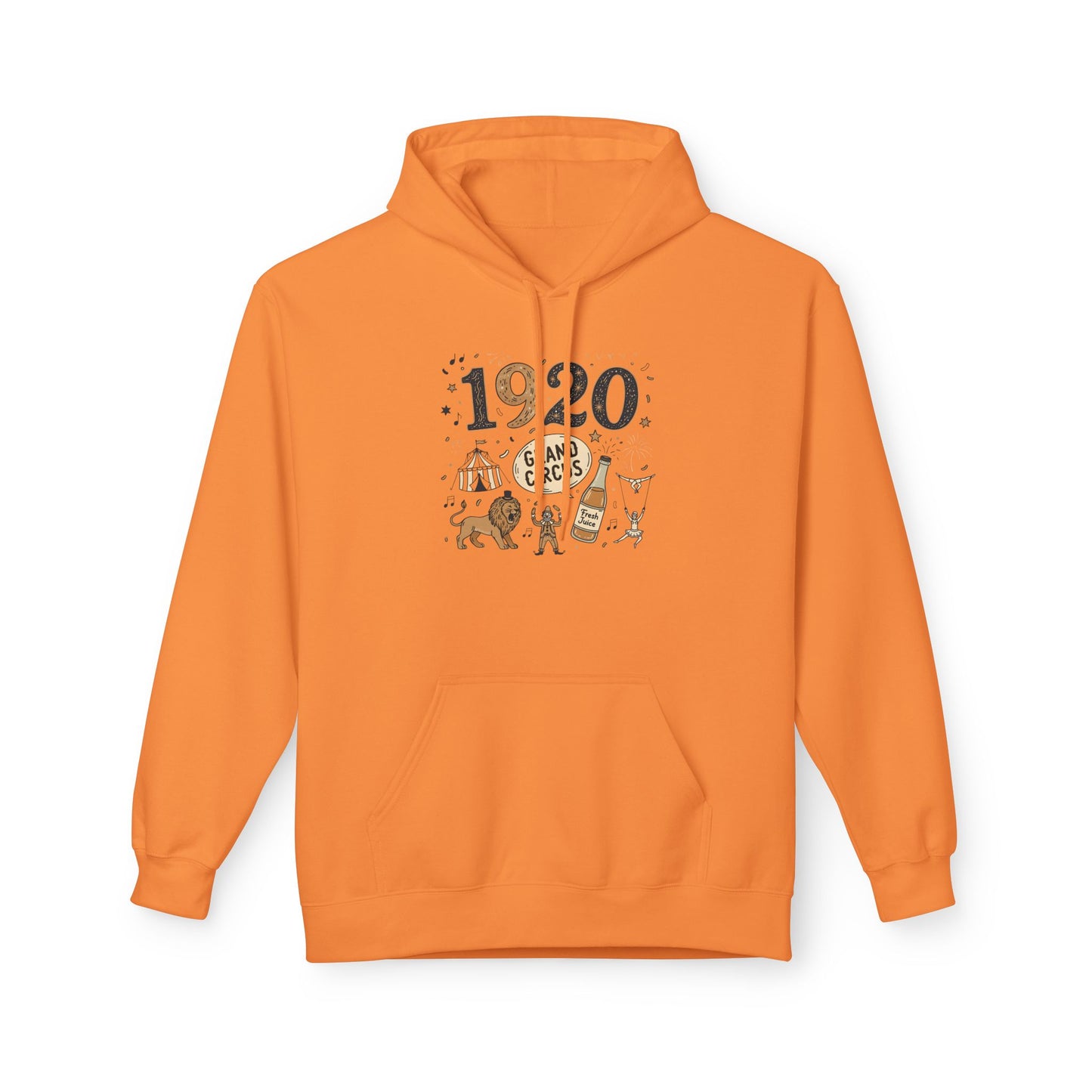 Hoodie - Vintage 1920 Grand Circus Illustration