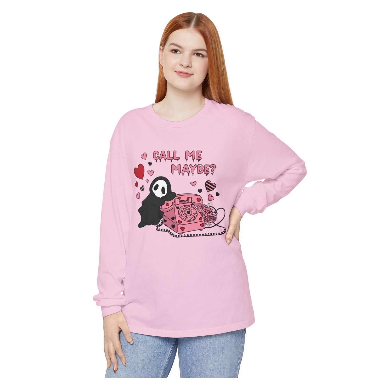Long sleeves t-shirt - call me