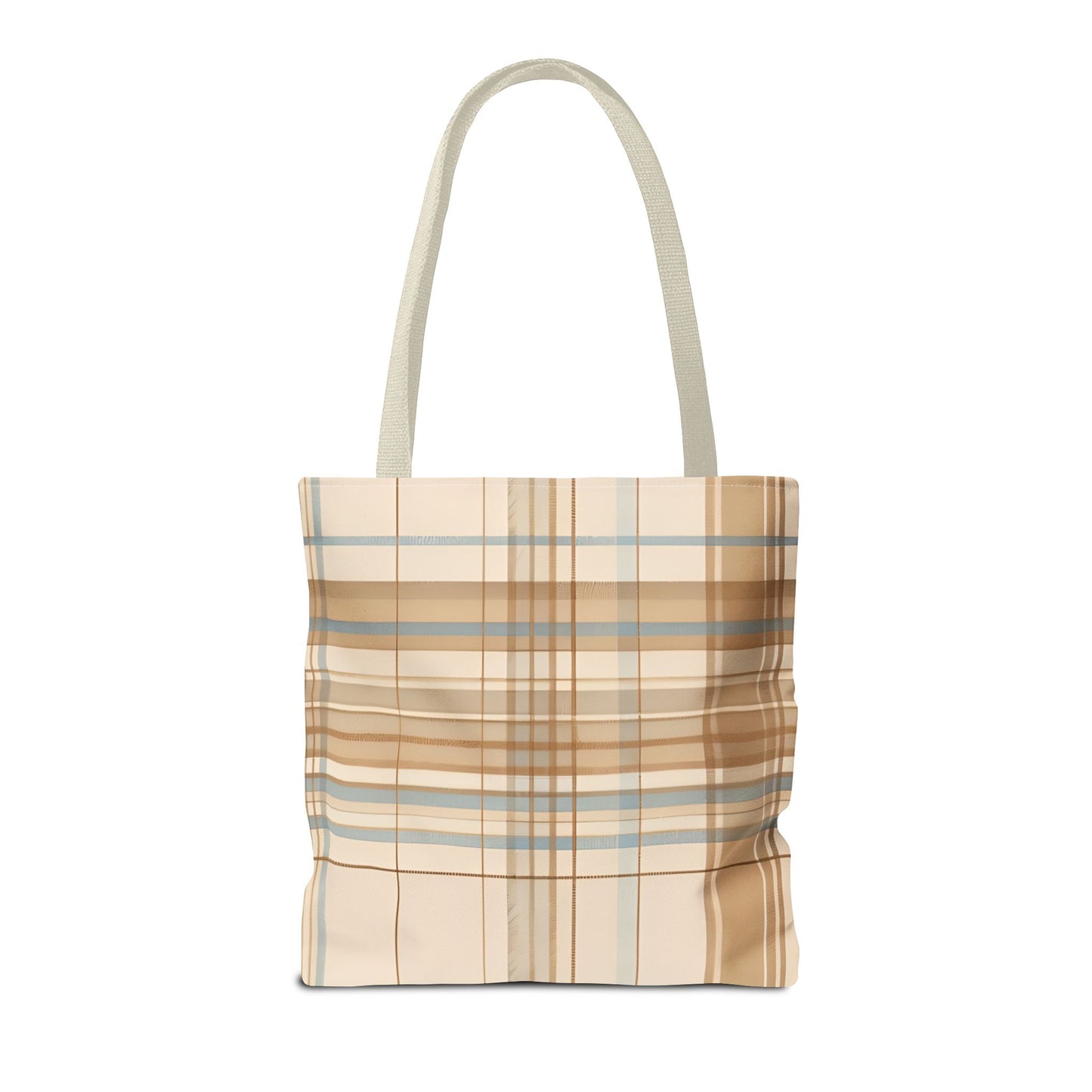 Tote bag - Elegant Beige Tartan Seamless Tile