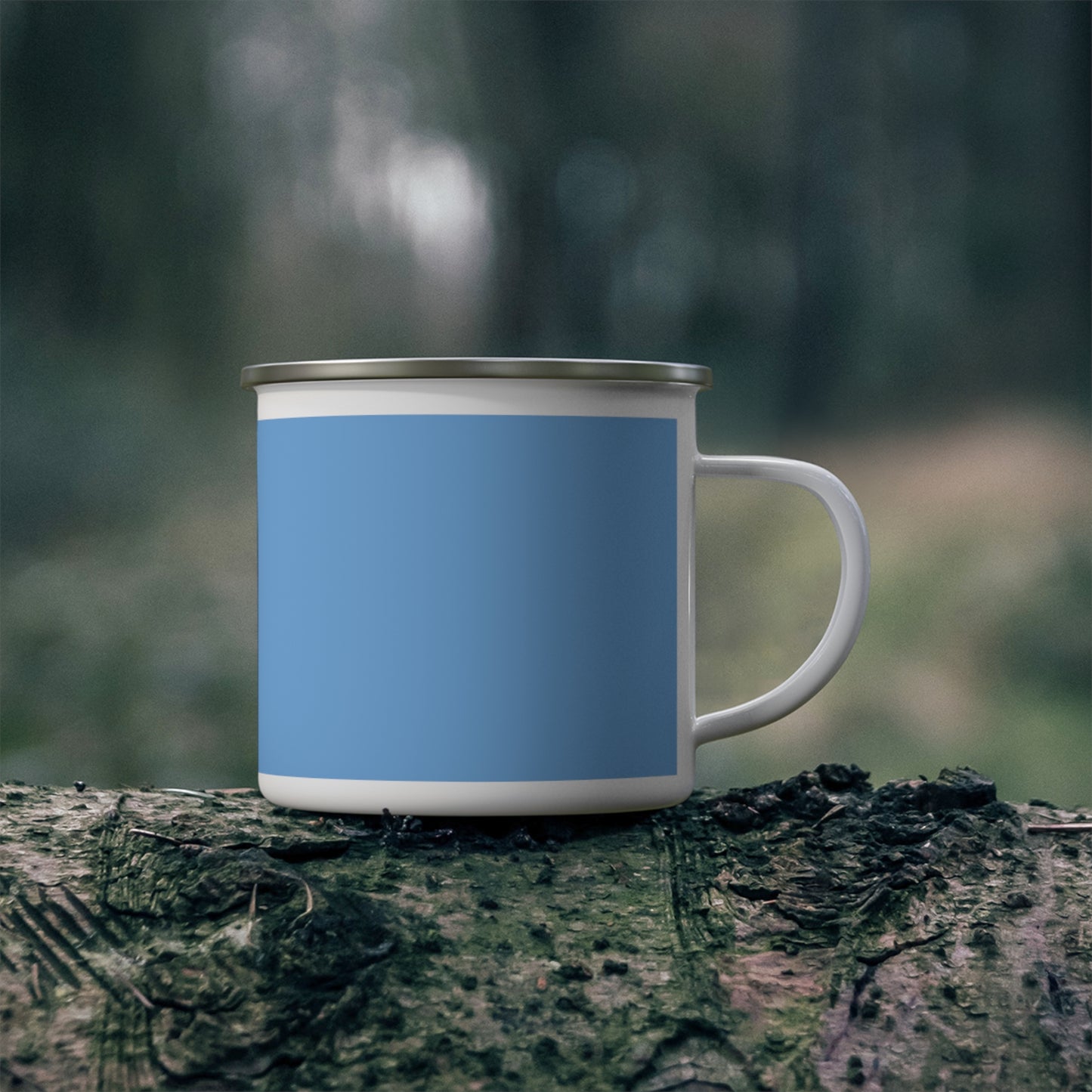 enamel mug - The winter full moon skater
