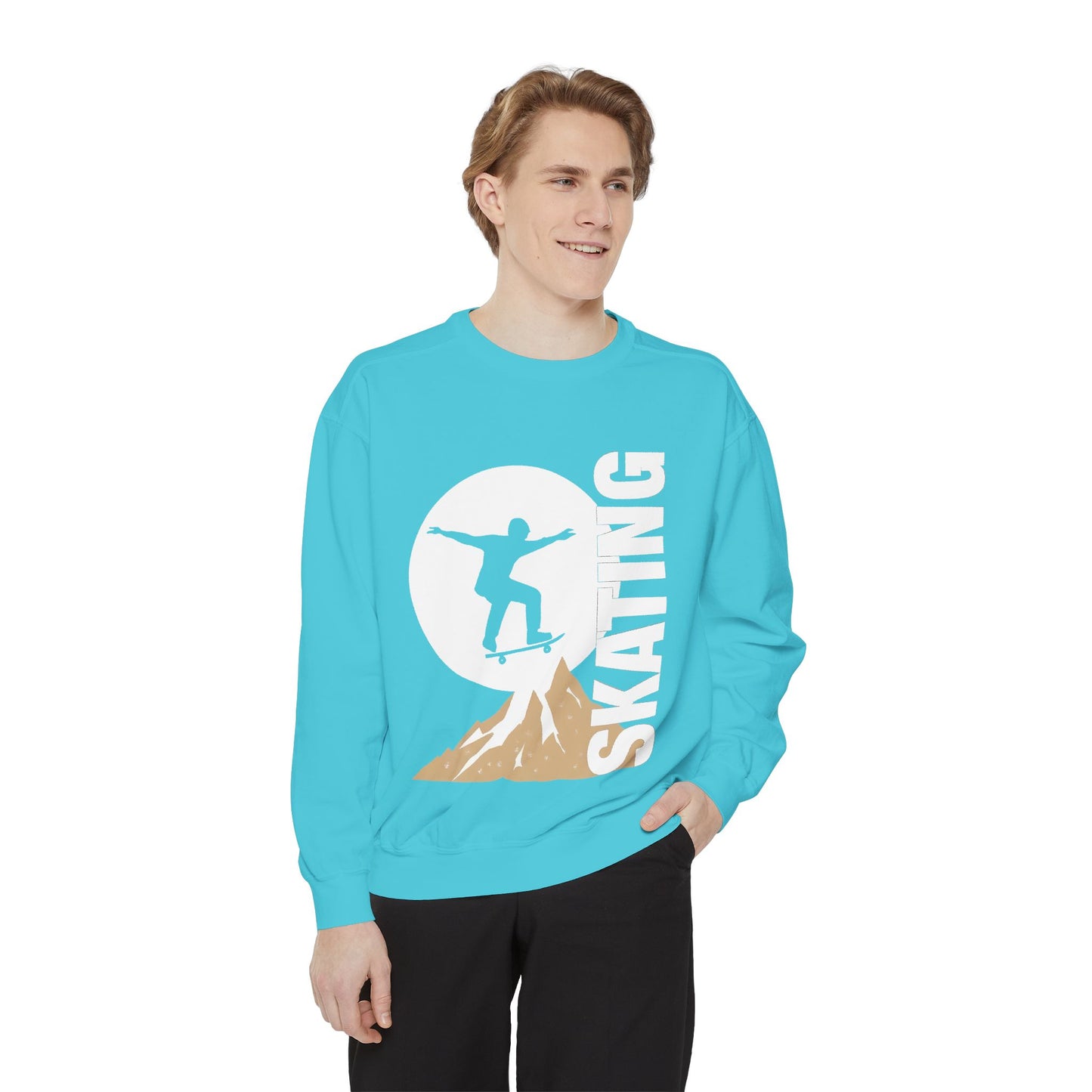 Sweatshirt - The winter full moon skater