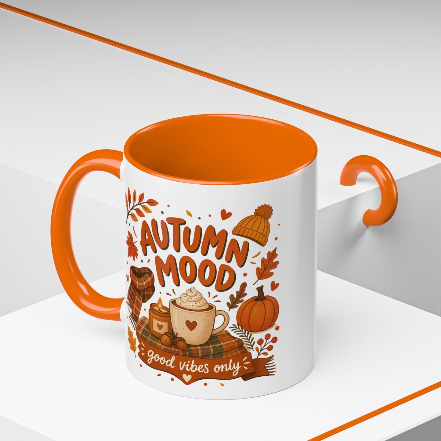 Cute Autumn Aesthetic coffee Mug Design for Fall Lovers and Cozy Season