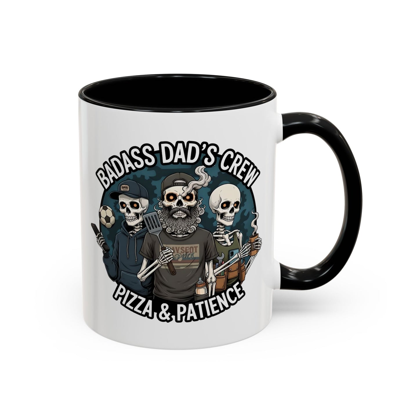 Coloured inside mug - 2026 Father’s Day Skeleton Art